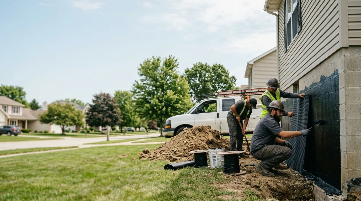 Basement Waterproofing in Parker City, IN near me